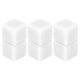 thumbnail image 1 of Cubos de dados en blanco, juego de dados en blanco de 6 piezas Dados en blanco de plástico Juego de dados en blanco Resultados impresionantes Jadeshay A, 1 of 8