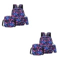 thumbnail image 4 of Minnieouse escolar unisex cómoda y de moda para estudiantes Mochilas escolares Mochilas escolares Pluma Pluma 2Conjunto, 4 of 6