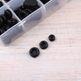 thumbnail image 2 of IFANLANDOR 125pcs rubber grommets for wiring black rubber durable grommet kit, 2 of 8