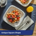 thumbnail image 4 of Hefty Extra Deep Square Disposable Plates 8.5" - 40ct, 4 of 5