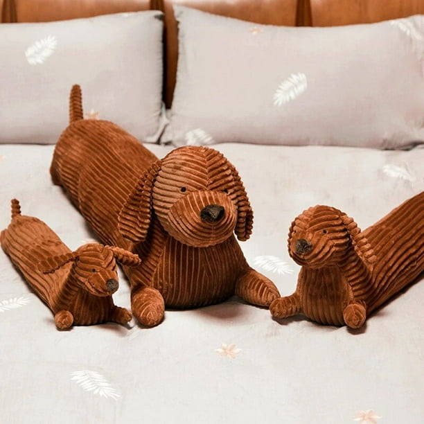 Almohada de perro salchicha gigante juguetes de Peluche realistas Animal perro Peluche almohadas para dormir para ninos almohada suave para nina Walmart en linea