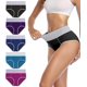thumbnail image 1 of Calzoncillos de cintura alta Wirarpa de algodón para mujer, paquete de 5, 1 of 6