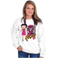 thumbnail image 3 of Betty Boop Cancer Picked Wrong Diva Women Plus Size Sweatshirt Brisco Brands 4X, 3 of 5