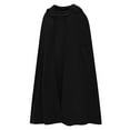 thumbnail image 5 of symoid Womens Coats- Trench Coat Open Front Cardigan Jacket Coat Shawl Cape Cloak Mantle Plus Black S, 5 of 7