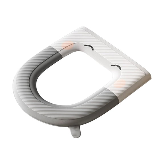 Toilet Seat Cover Machine Washable Travel-Friendly with Handle - Durable Polyester, Reusable, Easy Installation and Removal for Home and Travel Use