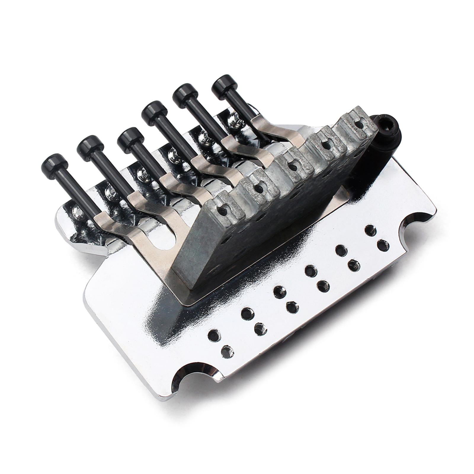Double Locking Tremolo Bridge System Set For Electric , Chrome, Easy to Install