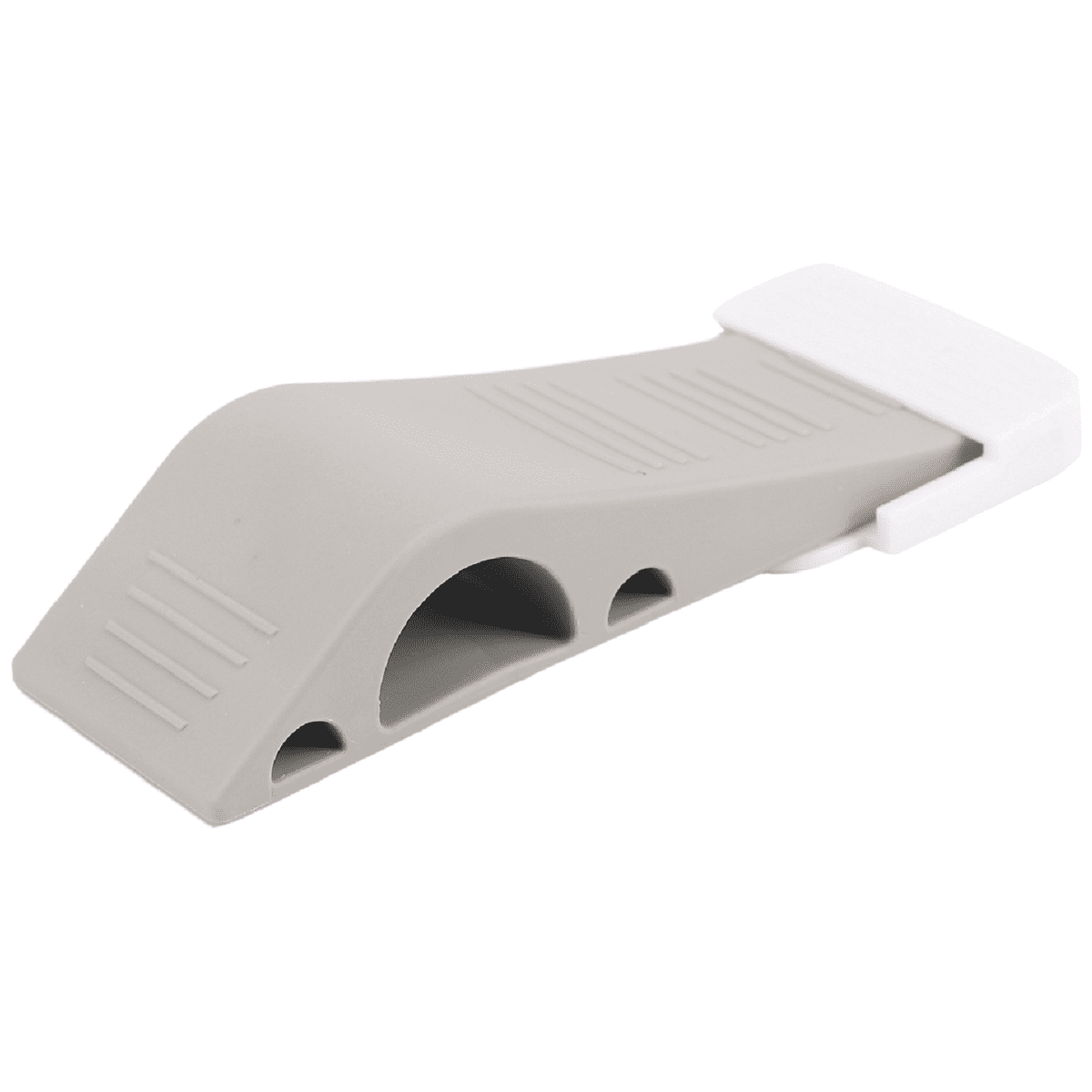 Door Stopper 10 Pack Set Premium Heavy Duty Door Stop Rubber Wedge with Decorative Storage Holder-Perfect Doorstop(Gray)