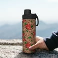 thumbnail image 7 of Haiem Rose Mix Leopard 1 Printed Sports Insulated Kettle 18oz stainless steel kettle Leak-proof Water Bottle,Double-wall Insulated Bottle for Travel,Sports,Fitness, 7 of 7