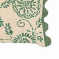 thumbnail image 4 of Portia Aqua Embroidered Cotton Flex 20" x 12" Accent Cushion, 4 of 4