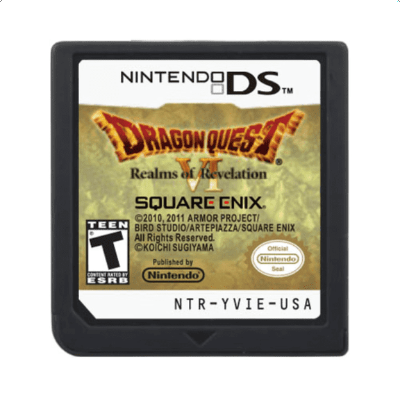 Dragon Quest VI: Realms of Revelation NDS Game DS Video Games Cartridges