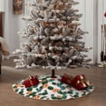 thumbnail image 5 of Daiia Cactuses Drawing Merry Christmas Tree Skirt , Xmas Large Lace-up Tree Skirt, Santa Snowflakes Rustic Home Decorations New Year Party Farmhouse Decor-30", 5 of 7