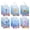 Blue, variant on 12 Pcs Ocean Theme Party Favor Bags, Underwater World Creatures Print Goodie Bags, Party Candy Bags with Handle