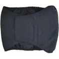 thumbnail image 3 of Reusable Dog Belly Bands Washable Male Puppy Diapers Wraps (2 Pack, Black), 3 of 5