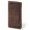 brown with eagle flag, variant on Brown 82 Genuine Leather Long Bifold RFID Blocking Checkbook Wallet for Men