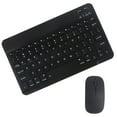 thumbnail image 1 of YOPTOP Mini Wireless Bluetooth Keyboard Compatible with iPad 9th 2021/ 8th 2020 /7th Generation 10.2 inch  iPad Pro  iPad Air  iPad Mini  All iPhones and Other Bluetooth Enabled Device,black, 1 of 5