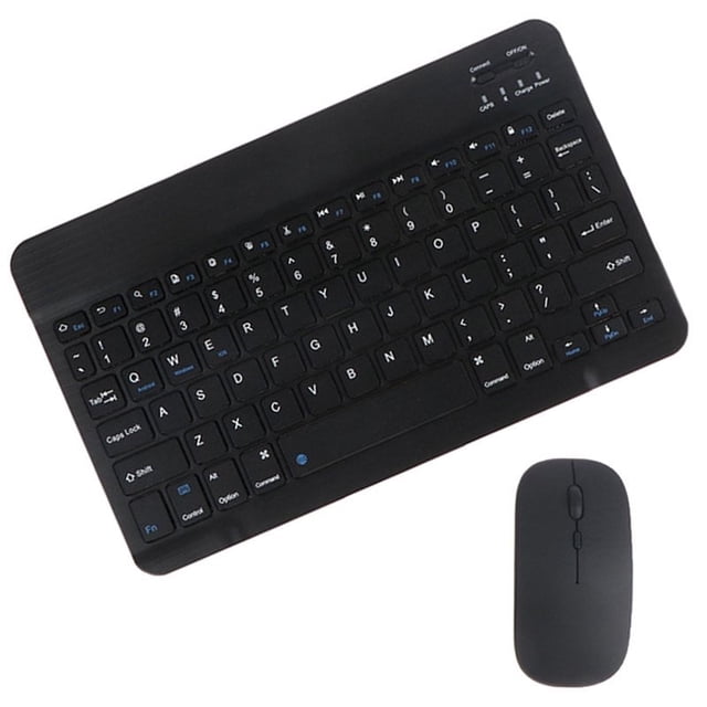 YOPTOP Mini Wireless Bluetooth Keyboard Compatible with iPad 9th 2021/ 8th 2020 /7th Generation 10.2 inch iPad Pro iPad Air iPad Mini All iPhones and Other Bluetooth Enabled Device,black