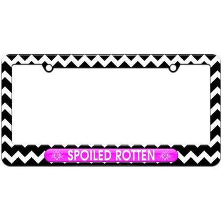 Spoiled Rotten >> Spoiled Rotten Diamonds Princess License Plate Tag Frame Multiple Spoiled Rotten >> Spoiled Rotten Diamonds Princess License Plate Tag Frame Multiple