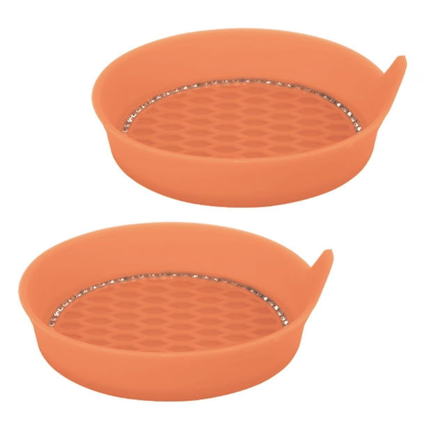 Portavasos para automóvil Posavasos Portavasos para automóvil Posavasos Accesorios para automóviles a prueba de golpes Estera para bebidas duradera Naranja mayimx Posavasos para coche