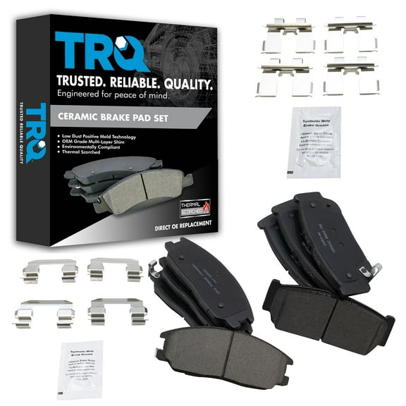 TRQ Ceramic Disc Brake Pad Set Front & Rear Kit for 03-09 Kia Sorento New BFA12947