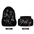 thumbnail image 6 of 16.2In SKZ Stray Korea Ki Backpack with Front Pocket Cartoon Backpacks Travel Laptop Daypack Bags For Men Women, 6 of 8