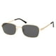 thumbnail image 1 of Gafas de sol SOJOS Retro Rectangulares Polarizadas SJ1177 con lente gris dorada, 1 of 4