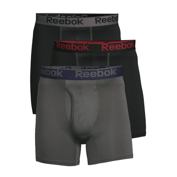 Reebok Men's Pro Series Performance Boxer Brief Extended Length