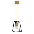 thumbnail image 1 of Artika Carter Modern Mid-Century 1-Light Pendant, Black and Gold, 1 of 5