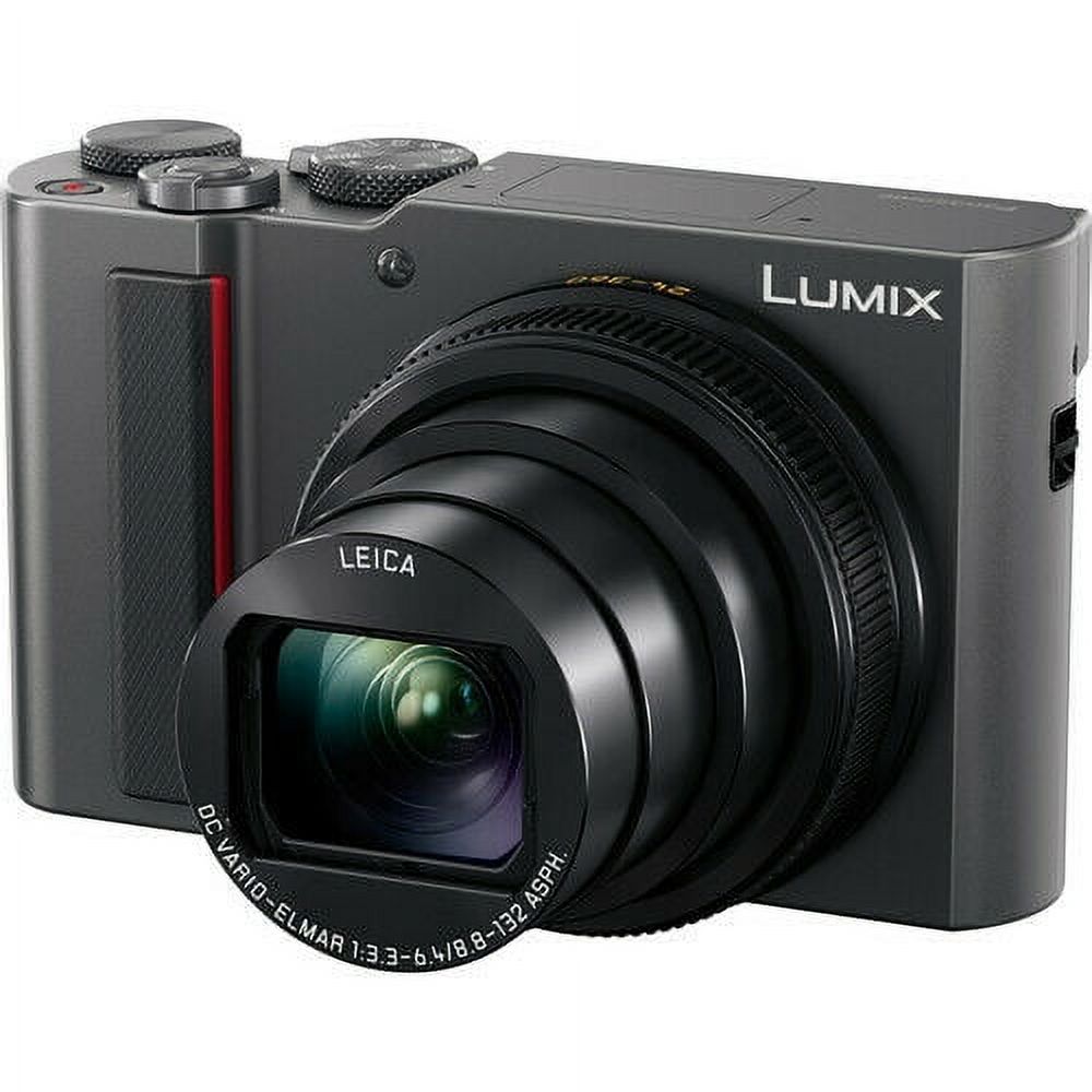 Panasonic Lumix DC-ZS200 4K Wi-Fi Digital Camera (Silver) - image 3 of 4