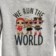 thumbnail image 3 of LOL Surprise! - Run The World - Toddler And Youth Crewneck Fleece Sweatshirt, 3 of 5
