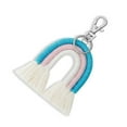 thumbnail image 2 of Weaving Keychains Jewelry Adornment Fashion Accessory Key Pendant Keyholder Ornament Colorful DIY Bag Charm Blue, 2 of 6