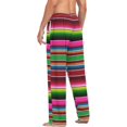 thumbnail image 5 of GZHJMY Mexican Serape Pajama Pants for Men, Lounge Pants Lightweight Men Pajama Bottoms with Drawstring Pockets, Christmas New Year Birthday Gifts, Large, 5 of 6