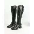 thumbnail image 6 of Knee High Boots Women Chunky Heel Square Toe Tall Boots Women Heeled Side Zipper Long Boots, 6 of 9
