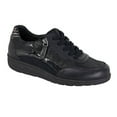 thumbnail image 1 of Boulevard Womens Leather Extra Wide Trainers, 1 of 2