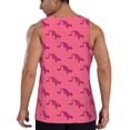 thumbnail image 3 of Fotbe Leopard Print Pattern Men's Quick Dry Workout Tank Top Gym Muscle Tee Fitness Bodybuilding Sleeveless T Shirt Breathable Workout Shirt-Large, 3 of 9