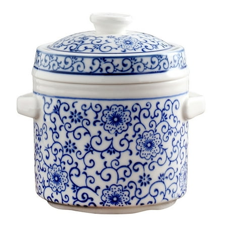 

1Pc Ceramics Stewing Pot Ginseng Stew Pot Chicken Soup Pot with Lid Storage Pot