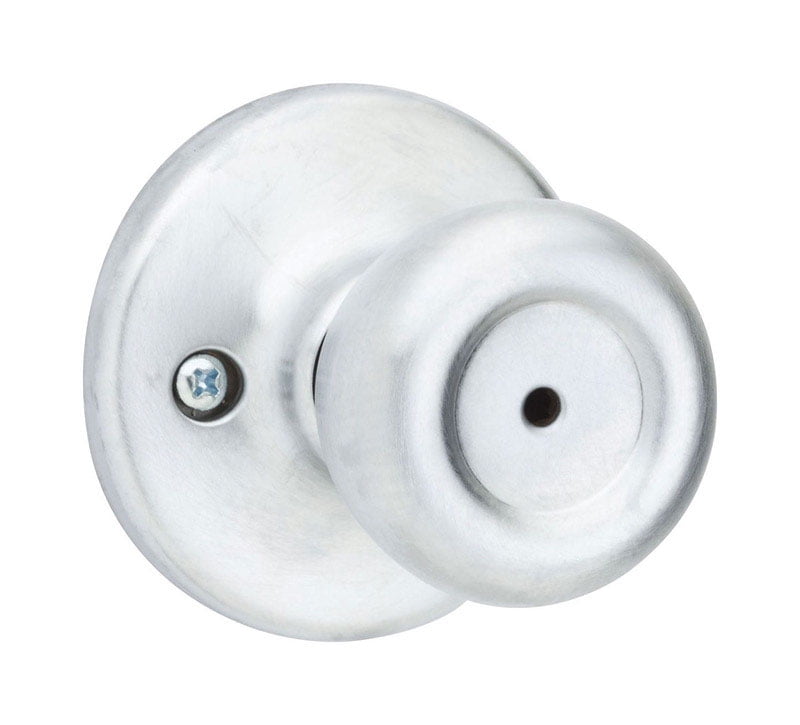Kwikset Mobile Home Satin Chrome Steel Privacy Knob 3 Right or Left Handed