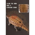 thumbnail image 4 of Remote Control Simulation Ankylosaurus Dinosaur Toy For Children Electric Walking With Light Up Eyes Educational Gift, 4 of 6