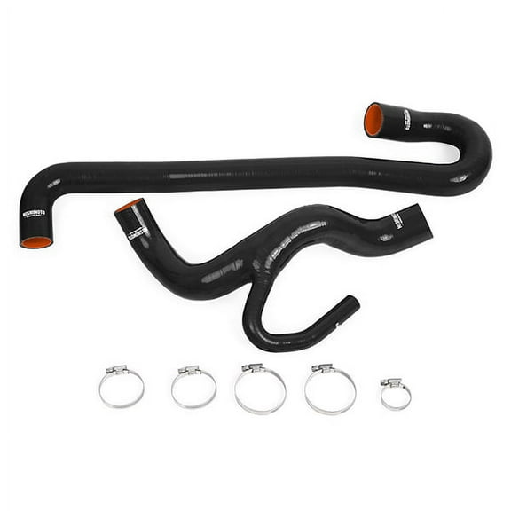 Mishimoto MMHOSE-WK2-12BK Silicone Radiator Hose Kit Compatible With Jeep Grand Cherokee 6.4L 2012  Black
