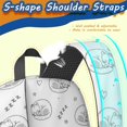 thumbnail image 5 of Sleeping Cat White Pattern 17" Waterproof Oxford School Backpacks for Teens, S-Shape Padded Straps, for School, Travel, Hiking, Camping, 5 of 5