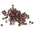 thumbnail image 2 of kusrkot 3x100pcs 1/2" Sanding Drum Sleeves with 2 Rubber Bands Set Rotary Tool, 2 of 9