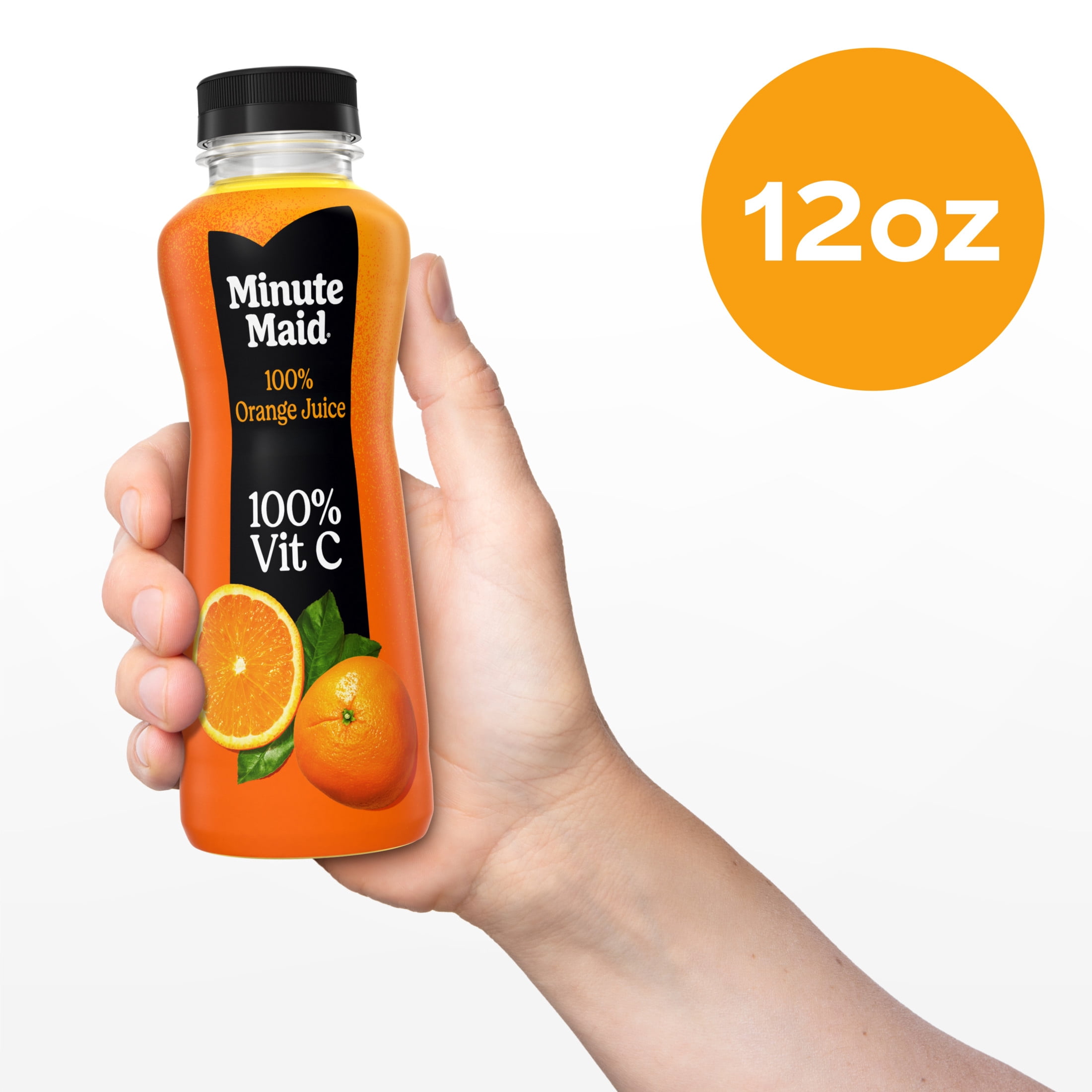 Minute Maid Orange Juice Bottle, 12 fl oz