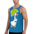 thumbnail image 2 of Haiem Goose Holding an Umbrella Men Workout Tank Top Gym Bodybuilding Sleeveless Muscle T Shirts Athletic Tank Breathable Workout Shirt-XX-Large, 2 of 9