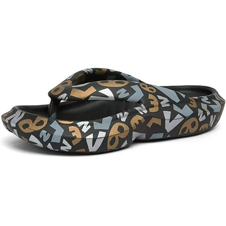 

Men s Flip-Flops Beach Sandals Lightweight Bathroom Slippers Slide Men