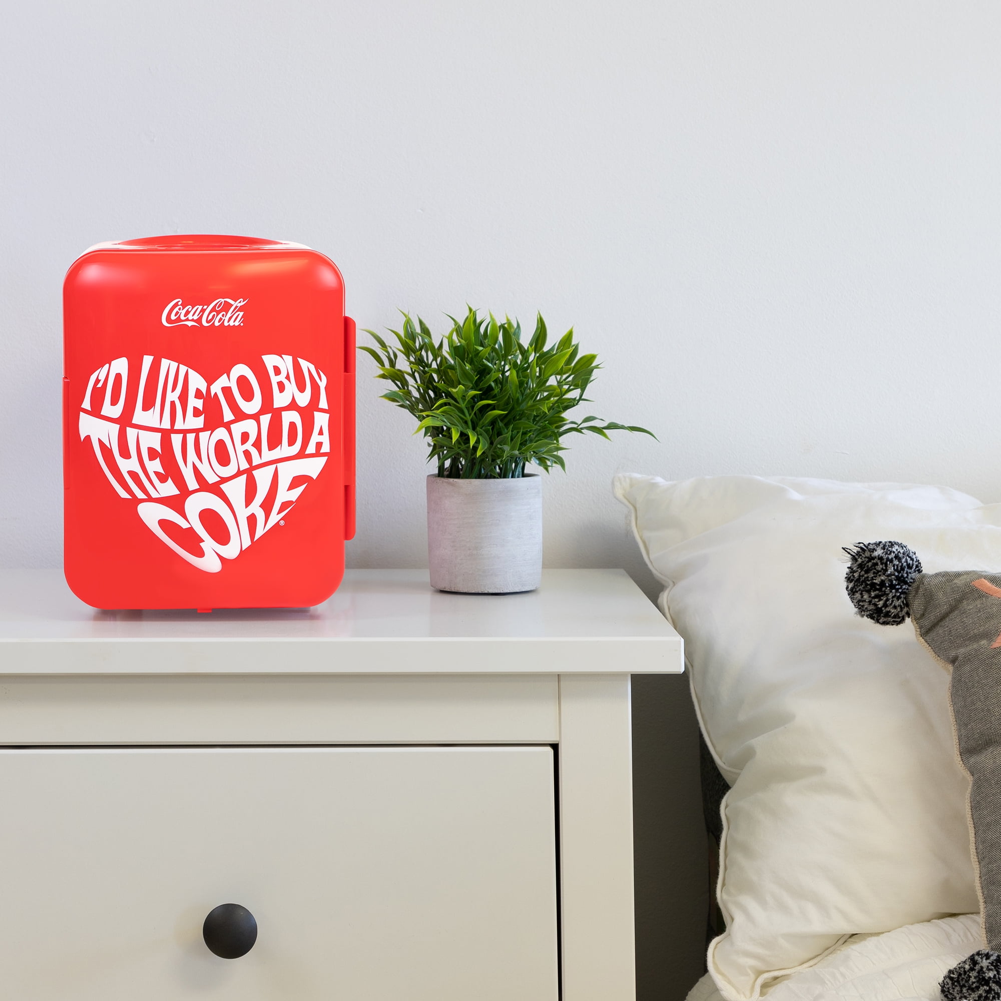 Coca-Cola World 1971 Series 4L Cooler/Warmer 12V DC 110V AC Mini Fridge