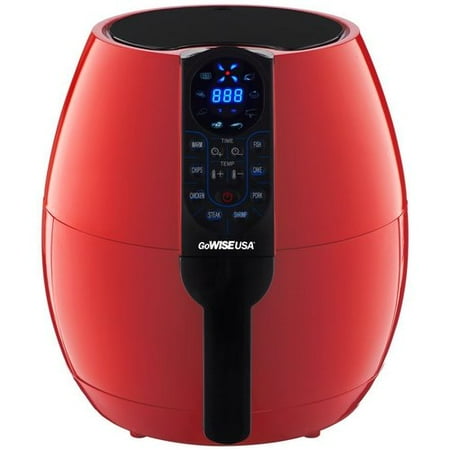 Gowise Usa Gw22639 8-in-1 Electric Air Fryer Digital 3.7 Qt Chili Red Open Box