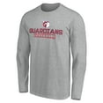 thumbnail image 2 of Men's Gray Cleveland Guardians Evanston Stencil Long Sleeve T-Shirt, 2 of 3