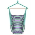 thumbnail image 1 of PENGXIANG Chaise Suspendue en Corde de Coton Distinctive avec Oreillers Vert, 1 of 7