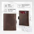 thumbnail image 3 of Verona Front Pocket Trifold Leather Wallet, 3 of 11