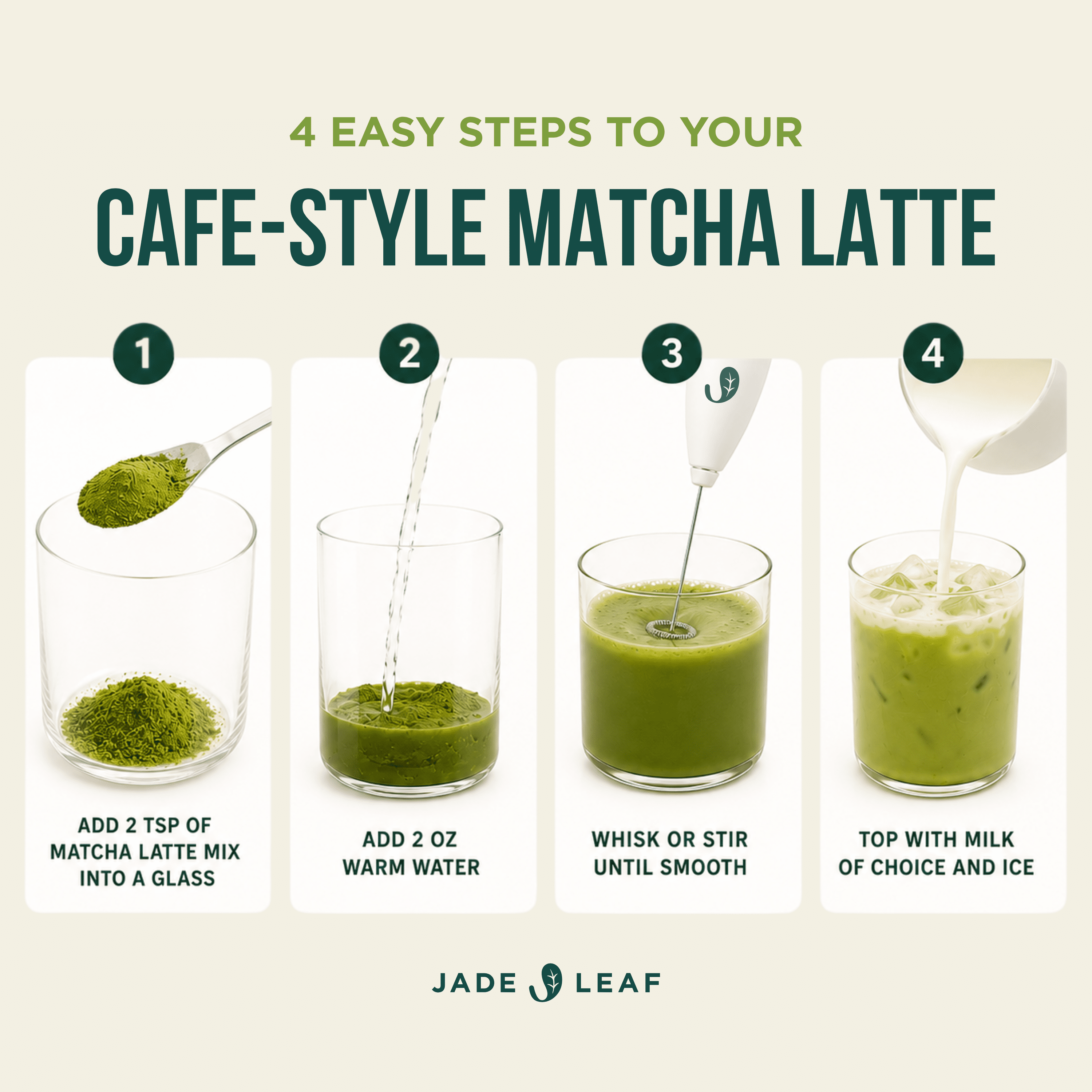 Jade Leaf Salted Caramel Matcha Latte Mix 2.2 oz Instant Drink Mix