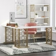 thumbnail image 2 of CosmoLiving by Cosmopolitan Ella L Desk, White, 2 of 7